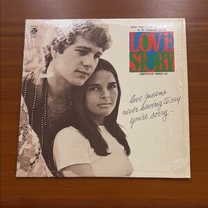 NEW Love Story Vinyl Record. Long play record.